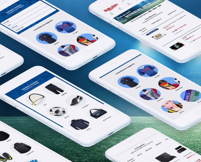 Page coupe du monde 2018 mobile